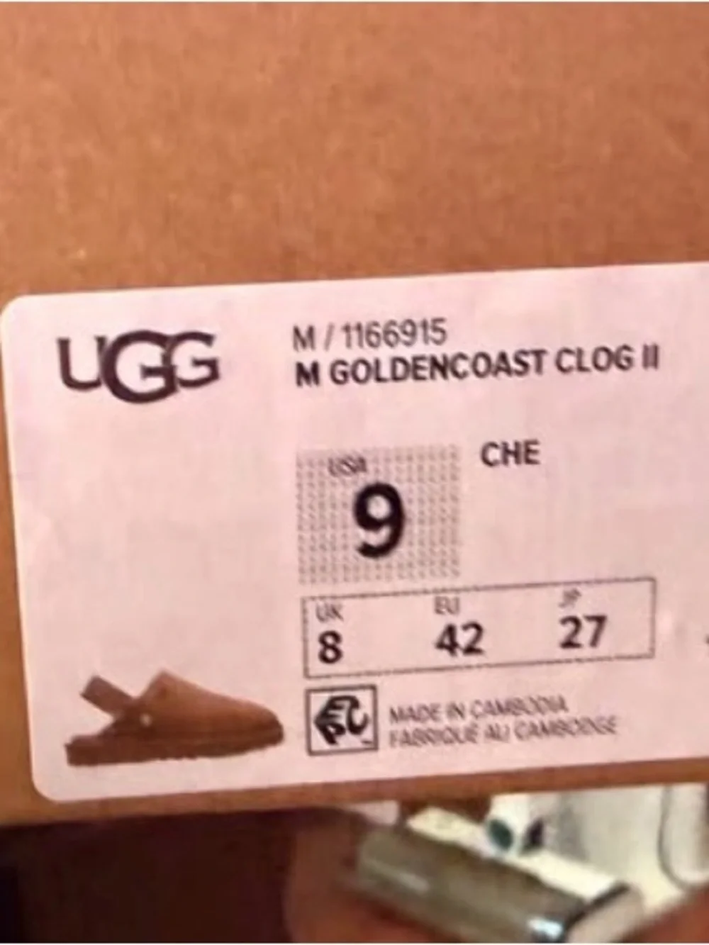 UGG Men’s Chestnut Suede Slide Mule with Strap